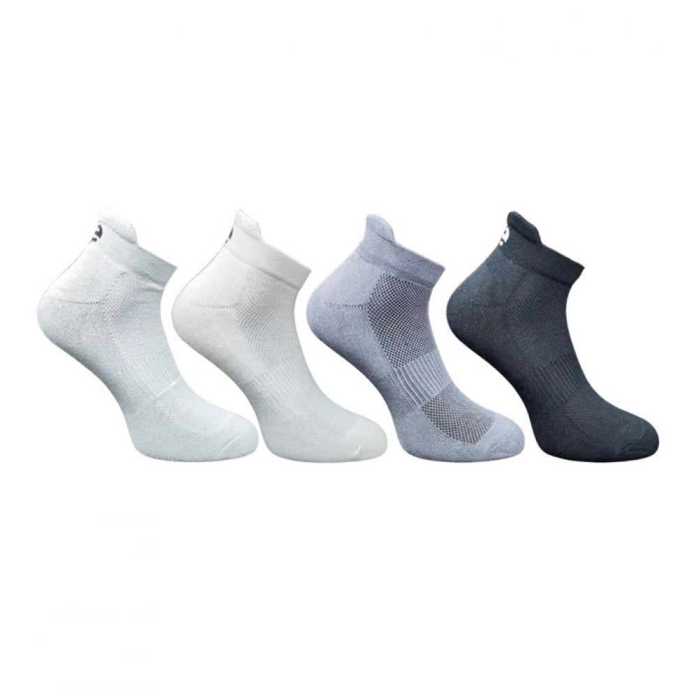 Generic 4_Pair Set Unisex Casual Bamboo Cotton Printed Ankle Length Socks (Multicolor) Main image