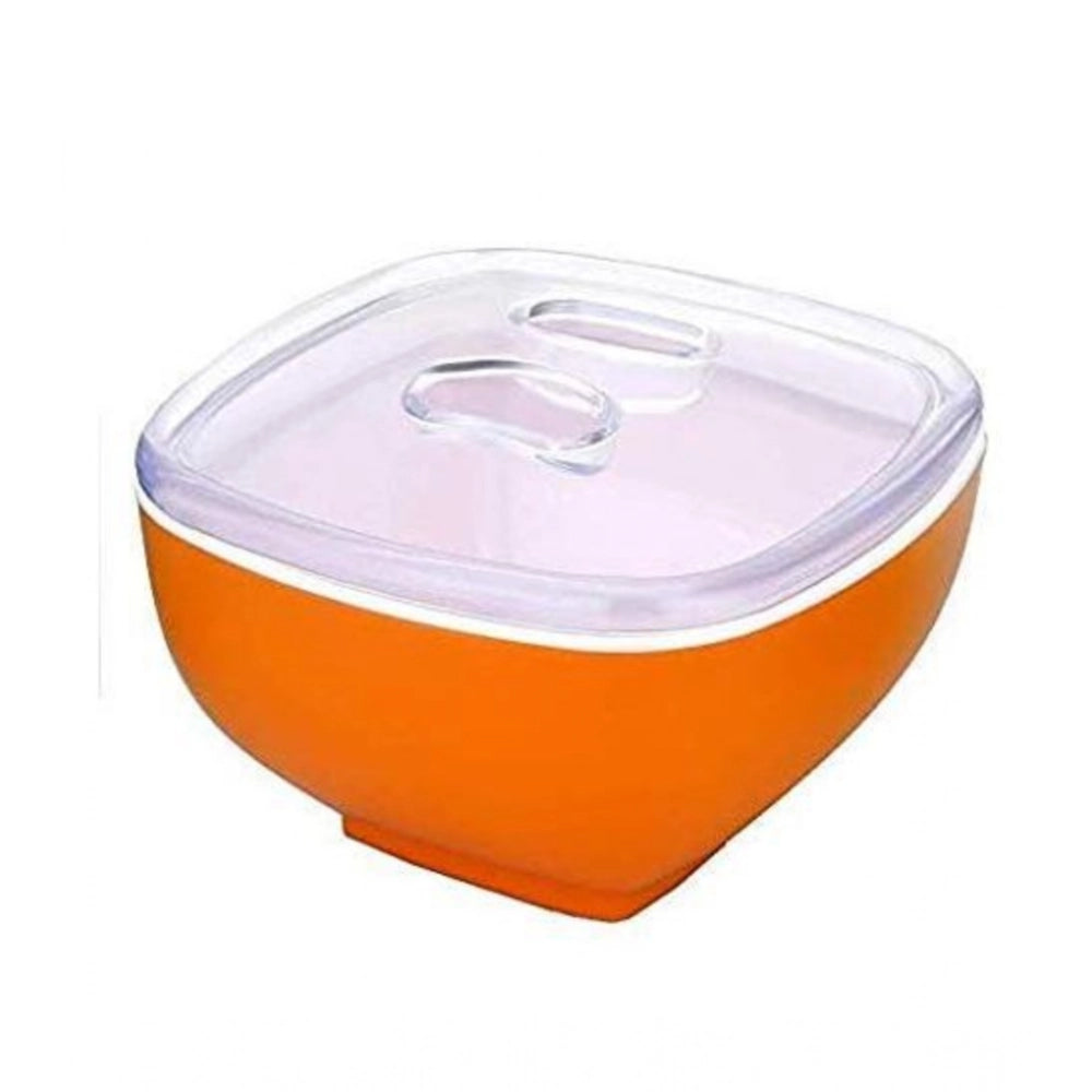 Generic Multipurpose Serving Tray with Dry Fruit Air Tight Bowls with Lids (Color: Assorted ) Secondary image