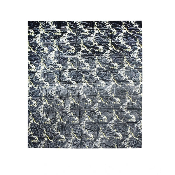 Generic Pack Of 3_Fancy 3D Wall Decor – Stylish Black Decorative Wall Art (Color: Assorted )