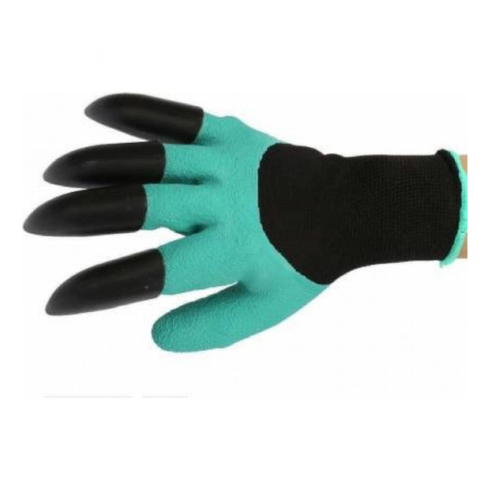 Generic Pack Of 2_Heavy Duty Garden And Farming Gloves – Durable Protective Gloves (Color: Assorted ) Secondary image