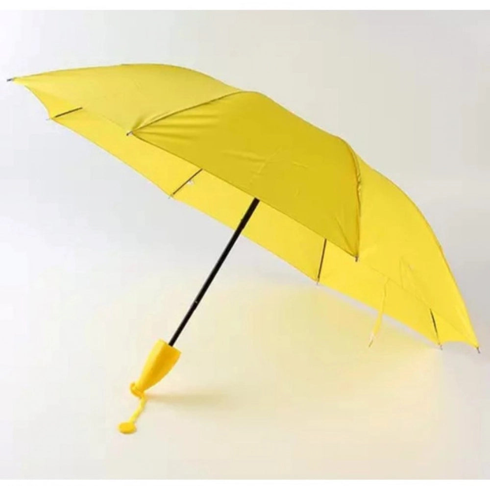 Generic Banana Umbrella – Compact Foldable Umbrella with Banana-Shaped Case (Color: Assorted ) Secondary image
