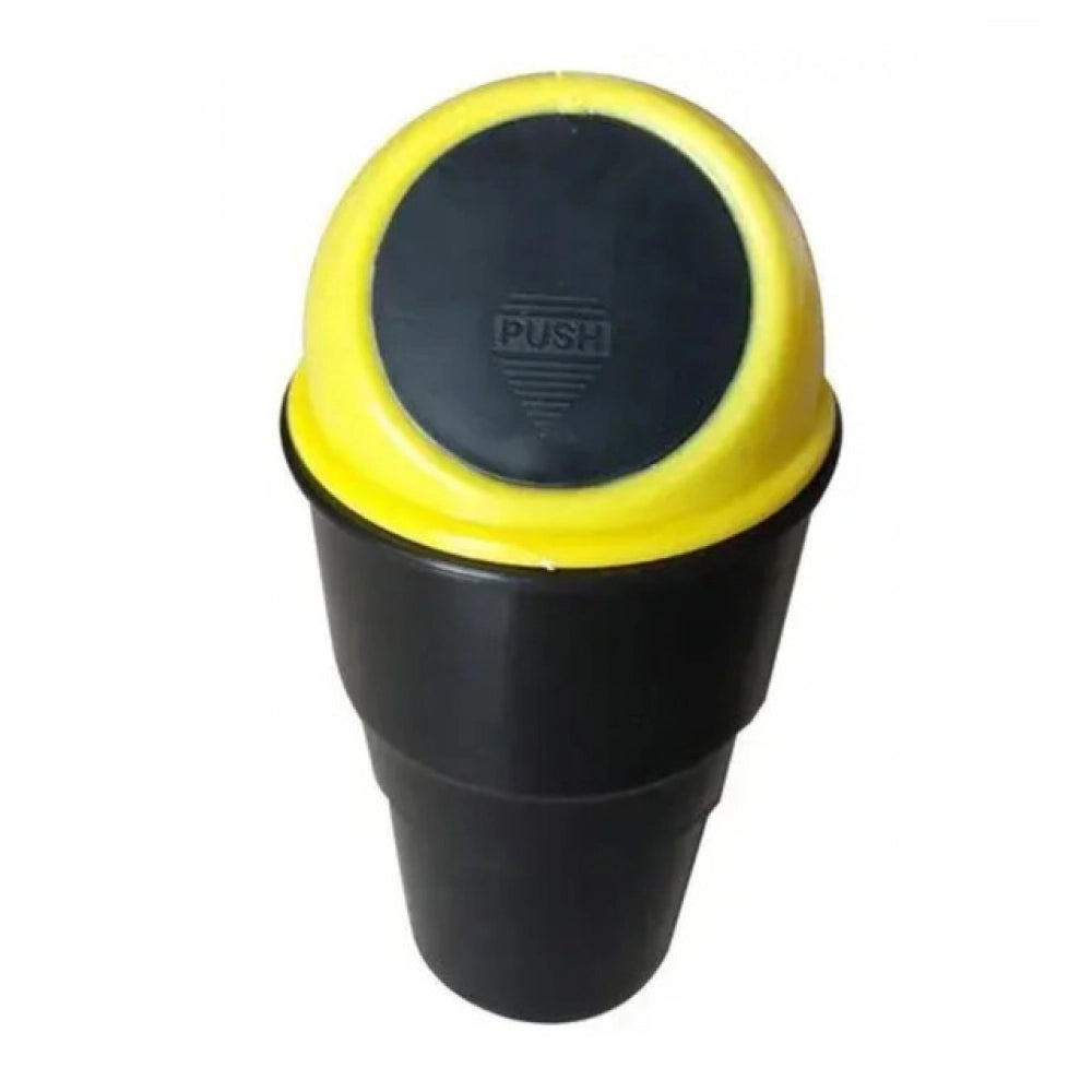Generic Pack of 3_Mini Car Trash Bin – Portable Vehicle Garbage Containers (Color: Black) Main image