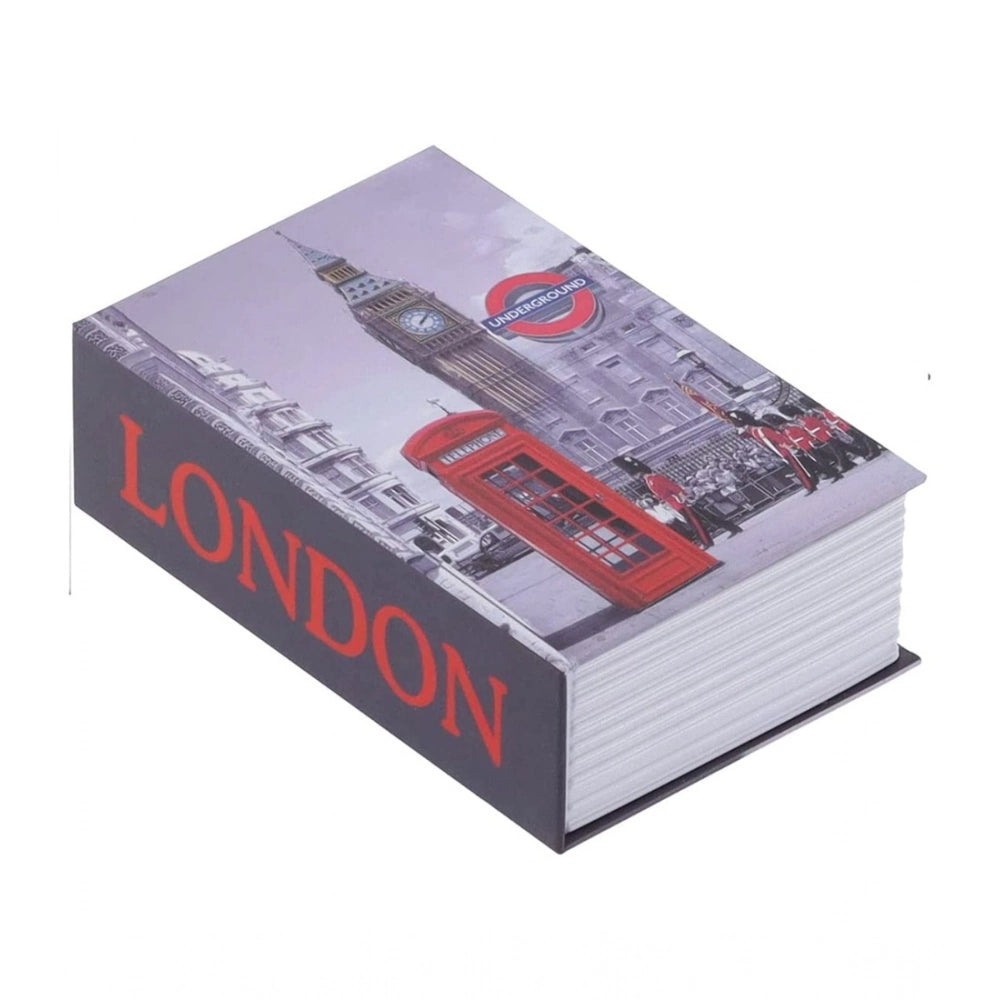 Generic Secret Book Safe with Number Locker (Gray) Main image