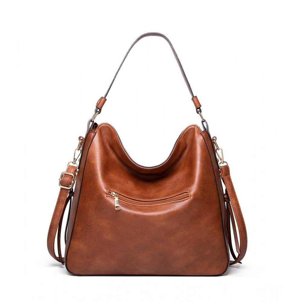 Generic Women's PU Leather Zipper Handbag Main image