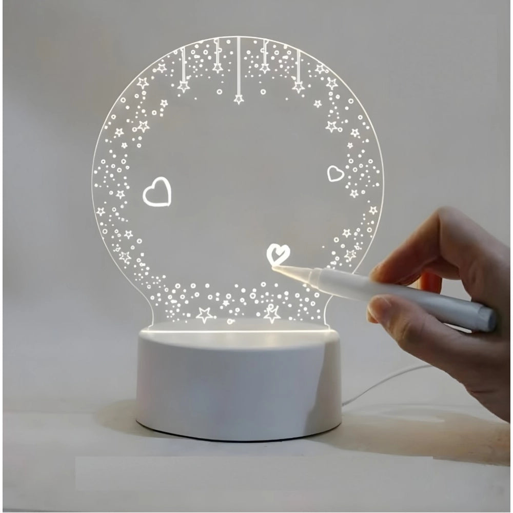 Generic Glass 3D Illusion LED Creative Visualization Lamp Main image
