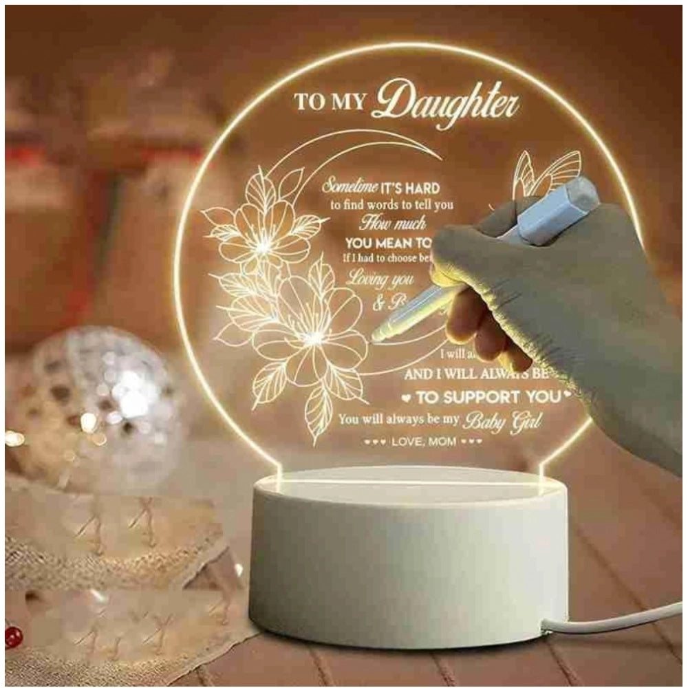 Generic Glass 3D Illusion LED Creative Visualization Lamp Secondary image