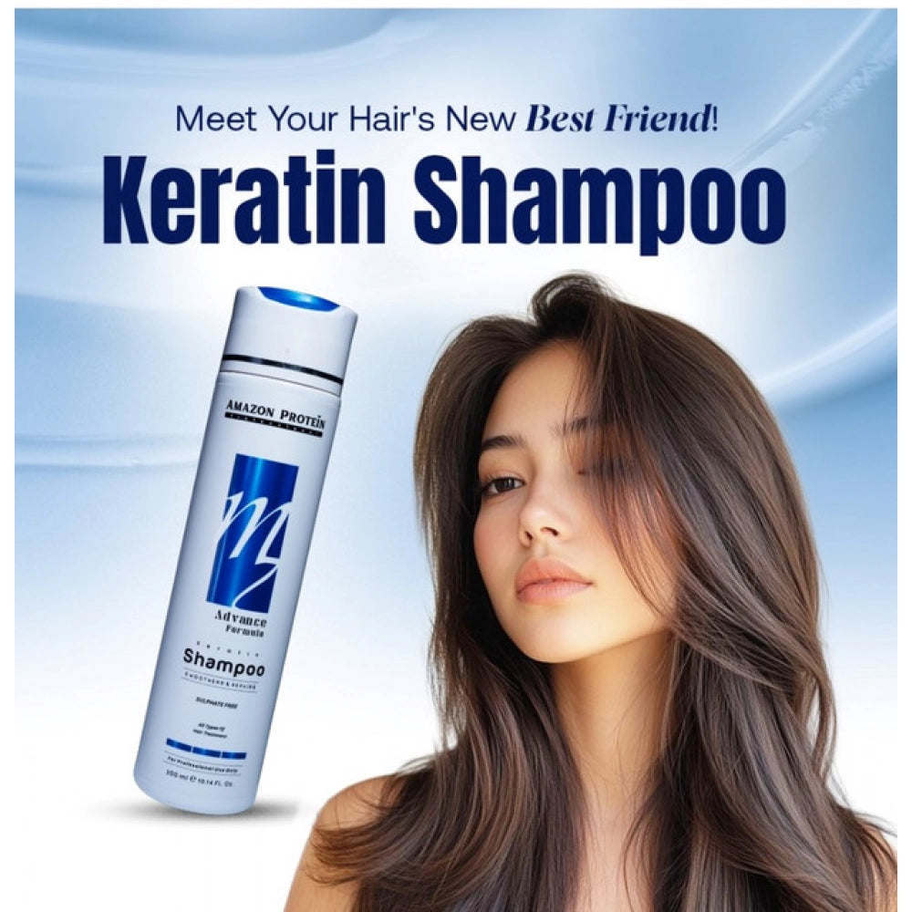 Generic Unisex Protein Keratin Sampoo (300 ML) Secondary image