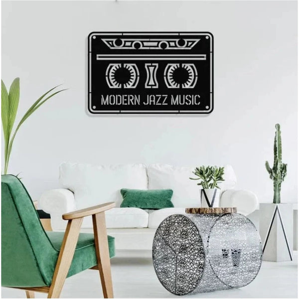 Generic Retro Groove Music Cassette Wooden Wall Decor