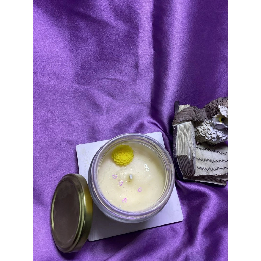 Generic Pack Of_2 Soy Wax And Bees Wax Blend Candles Liquid Volume 130