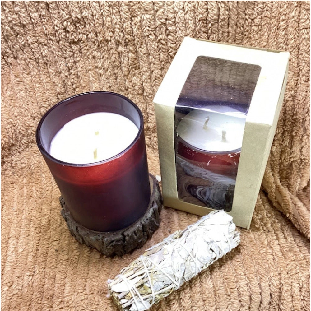 Generic Pack Of_1 Soy Wax And Bees Wax Blend Candles Liquid Volume 160 Secondary image