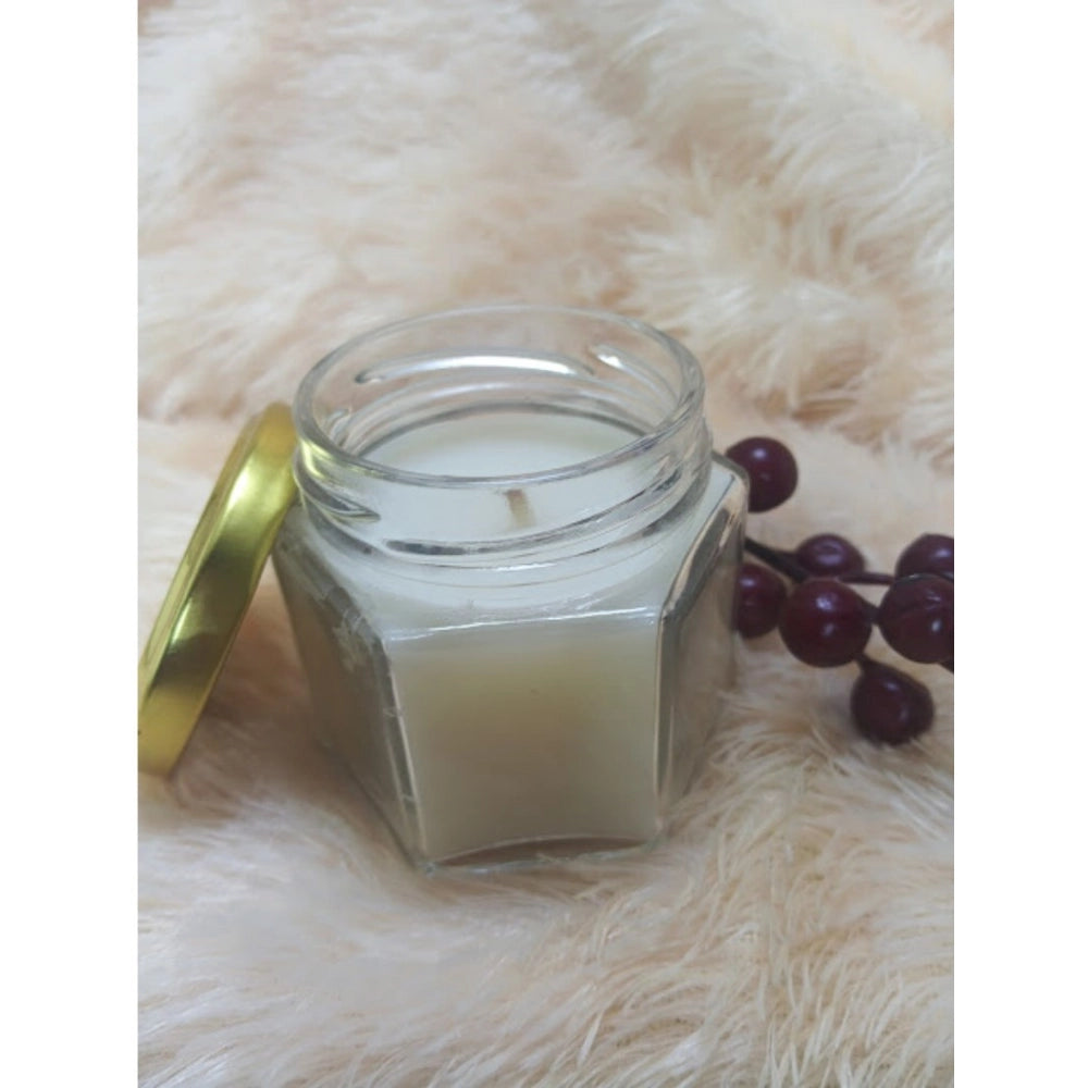 Generic Pack Of_2 Soy Wax And Bees Wax Blend Candles Liquid Volume 80 Secondary image