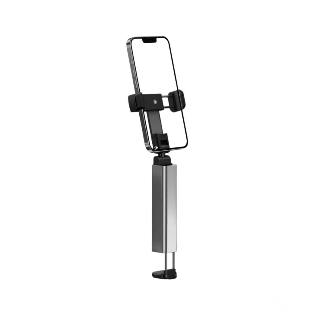 Generic Aluminum-Plastic Solid Bluetooth Selfie Stick and Travel Tripod Stand (Silver-Black) Main image