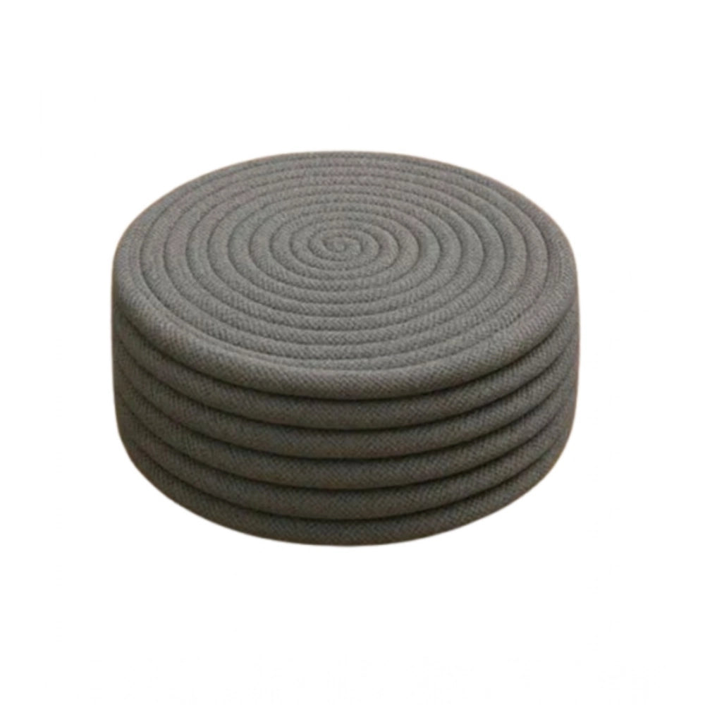 Generic Cotton Rope Drink Coasters 6 Pcs Set (Gray) Secondary image
