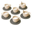 Generic Cotton Rope Drink Coasters 6 Pcs Set (Gray)