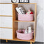 Generic Cotton 10x7x4 Inch2 Pcs Oval Storage Basket For Clothes (Pink)