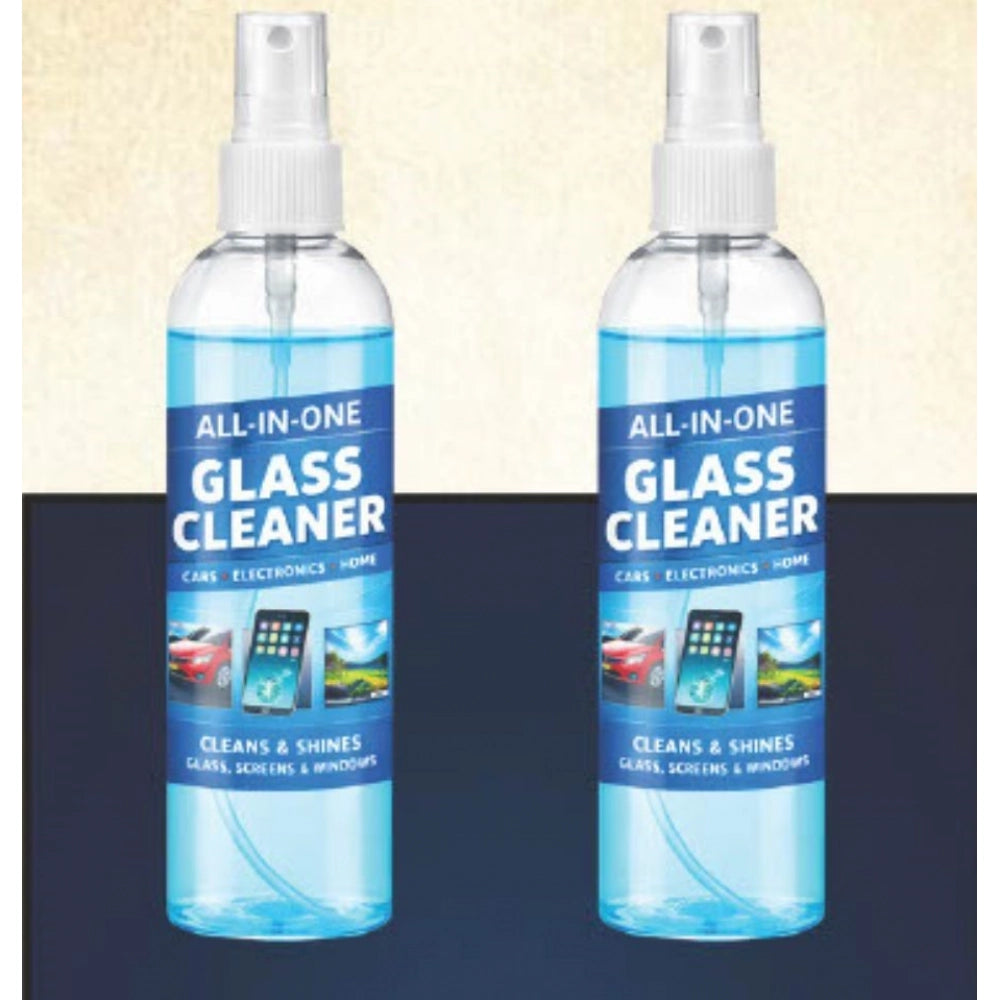 Generic Pack of 2 All-in-One Glass Cleaner Spray Bottles 100 ML Main image