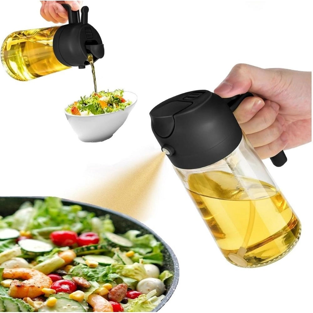 Generic Pack of 2 2 in 1 Oil Dispenser (Black) Main image