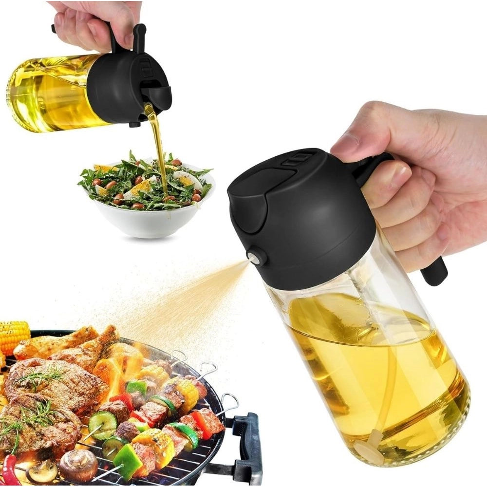 Generic Pack of 2 2 in 1 Oil Dispenser (Black) Secondary image