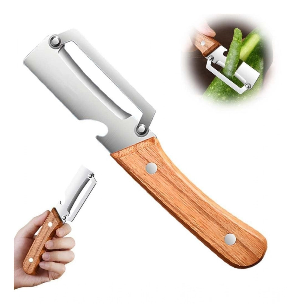 Generic Pack of 2 Multi Functional Vegetable Peeler (Multicolor) Main image