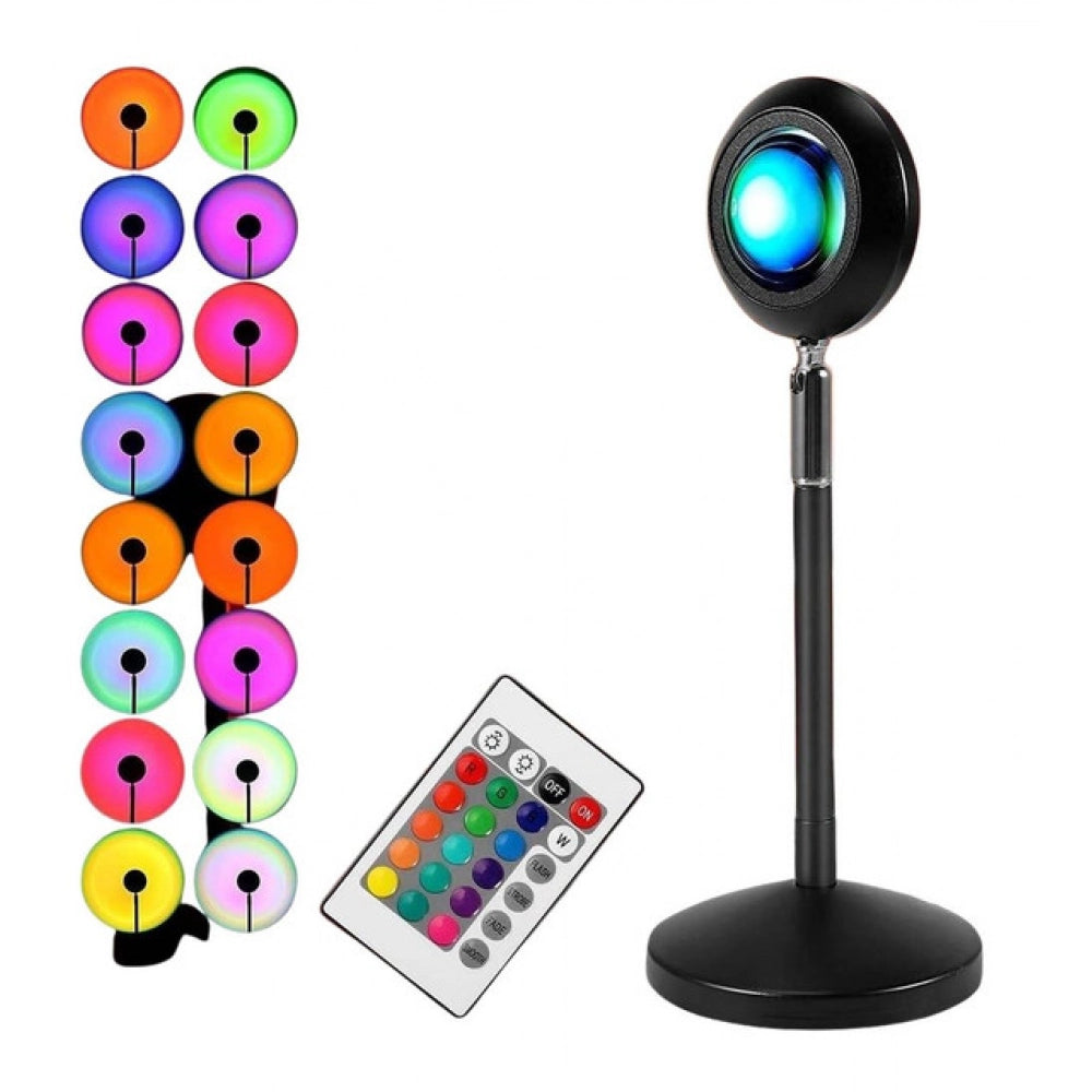 Generic Sunset Lamp With Remote (Black) Secondary image