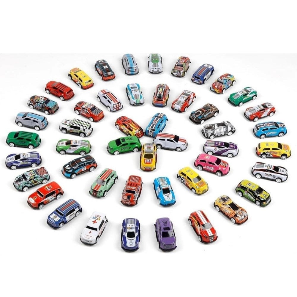Generic 48 Piece Pull Back Car Set (Multicolor) Secondary image