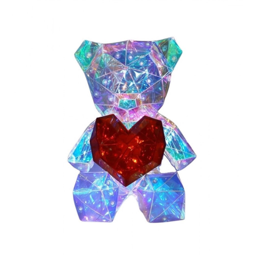 Generic Glowing Teddy Bear Night Light (Multicolor) Secondary image