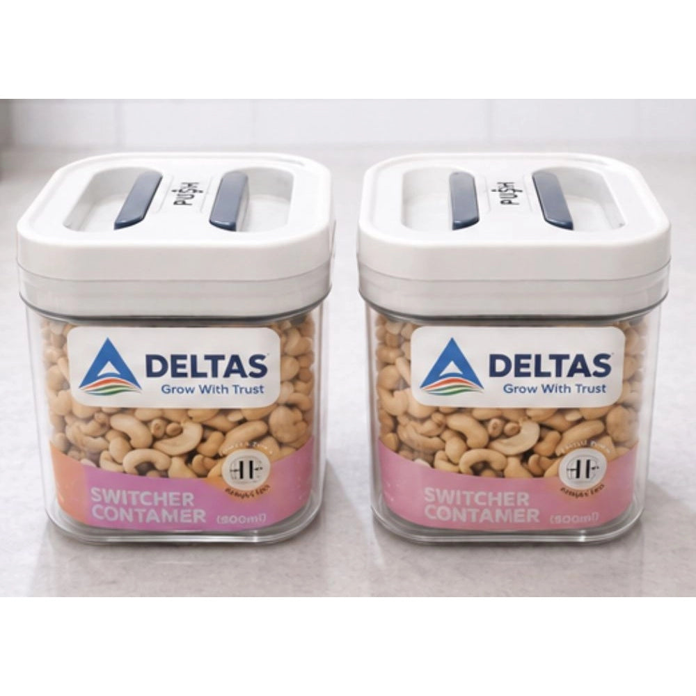 Generic Pack of 2 Switchers Airtight Storage Container Set 500 ML (White) Main image