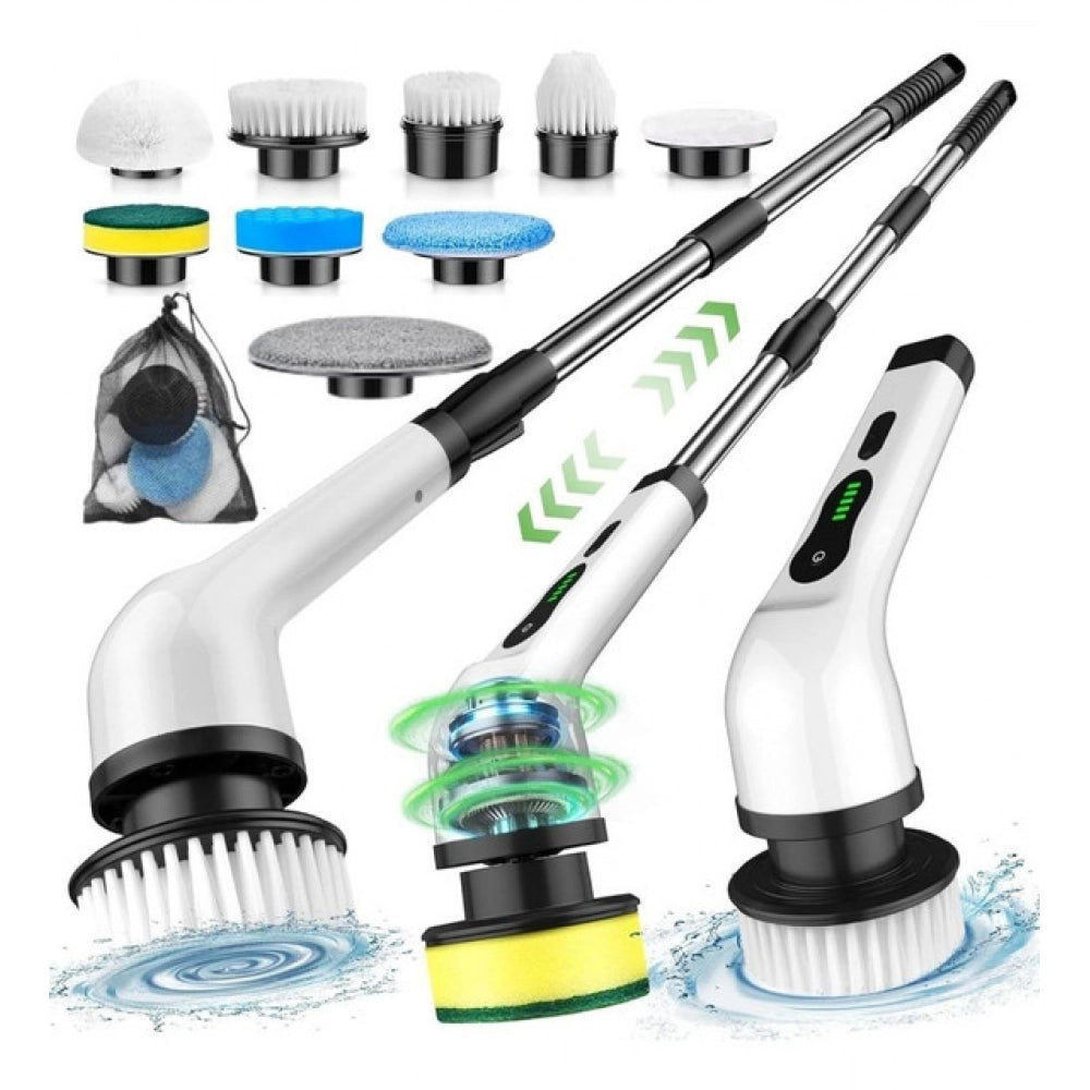 Generic 9 in 1 Cordless Electric Spin Scrubber (Multicolor) Secondary image