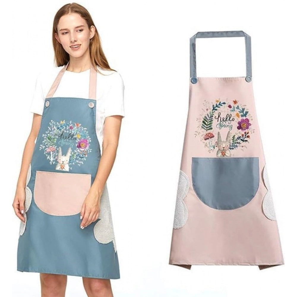 Generic Pack of 2 Kitchen Pocket Apron (Multicolor) Secondary image