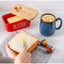 Generic Ceramic Butter Box (Red)