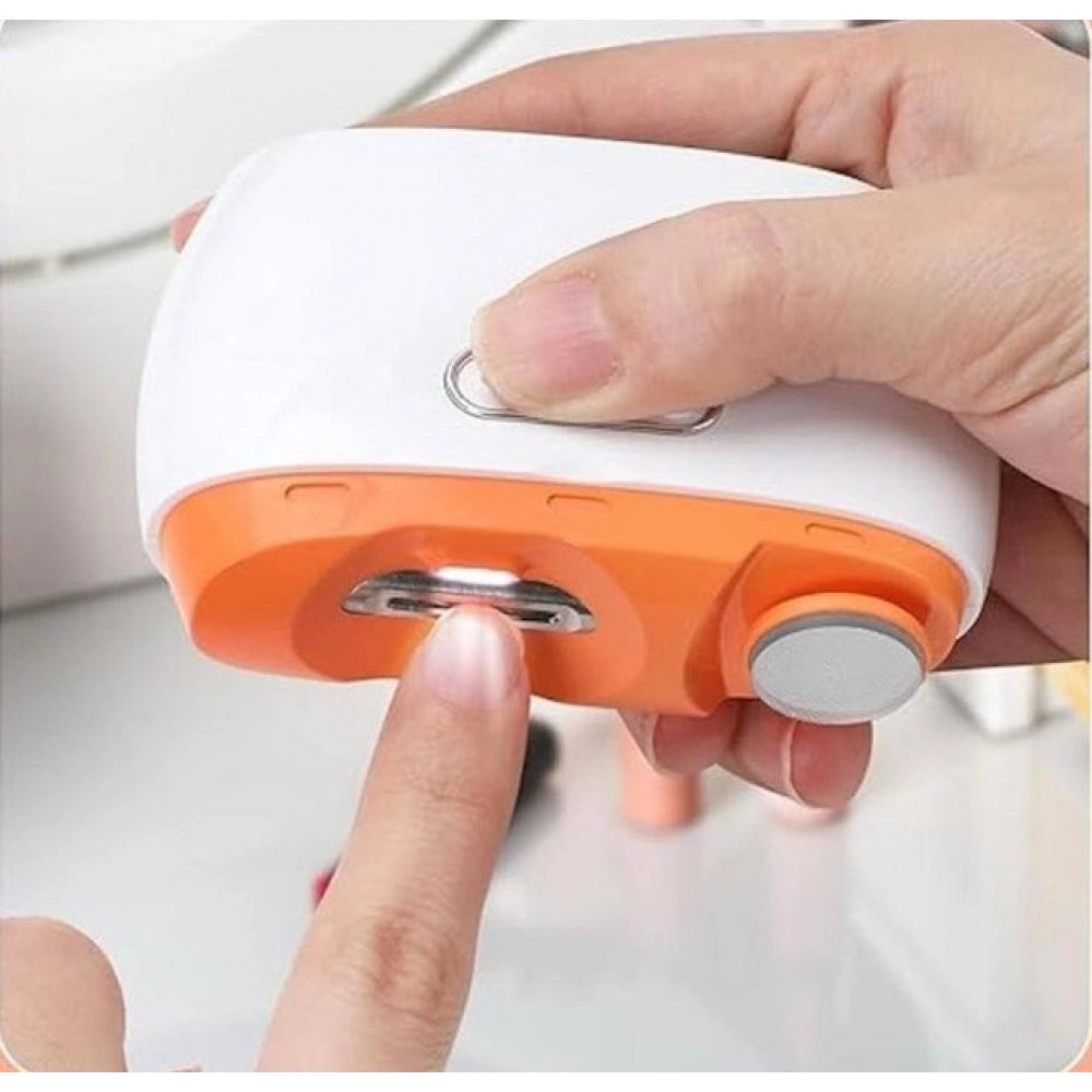 Generic 2 In 1 Electric Nail Clipper (White) Main image