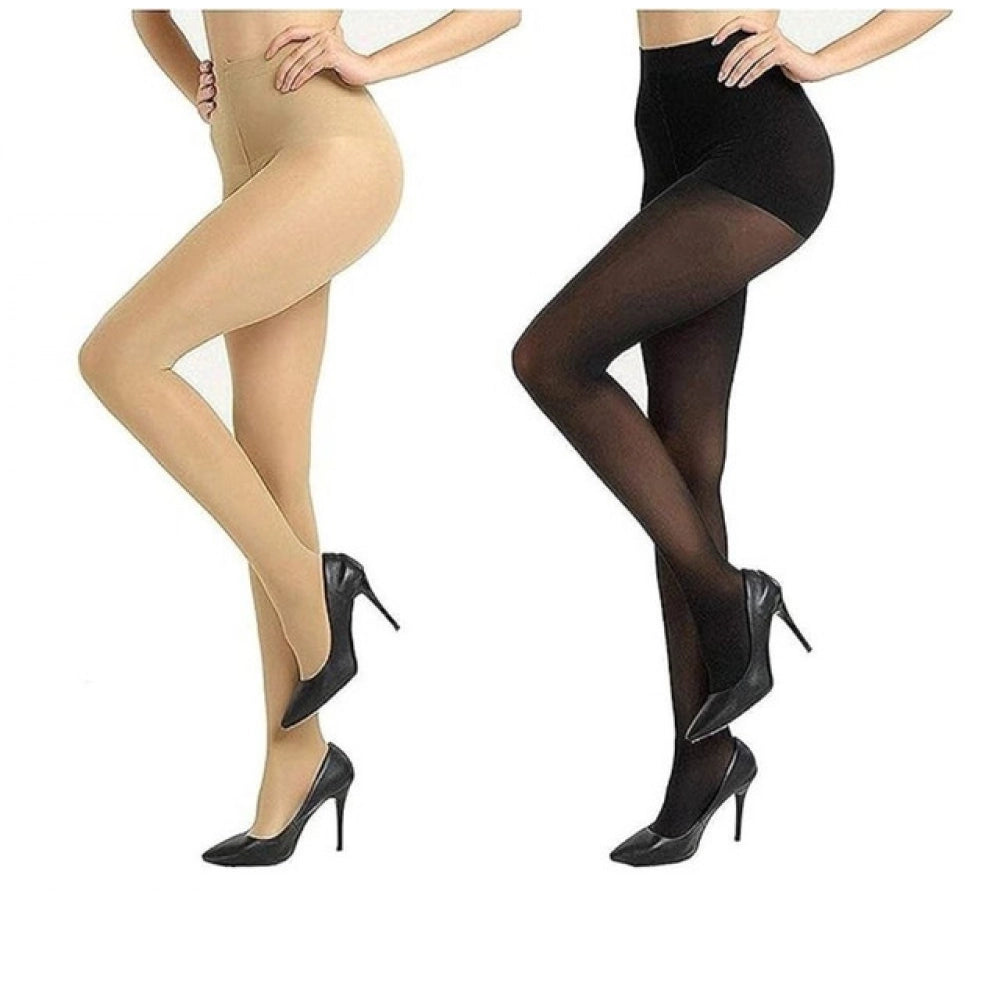 Generic Pack of 2 Stocking Tights (Multicolor) Secondary image