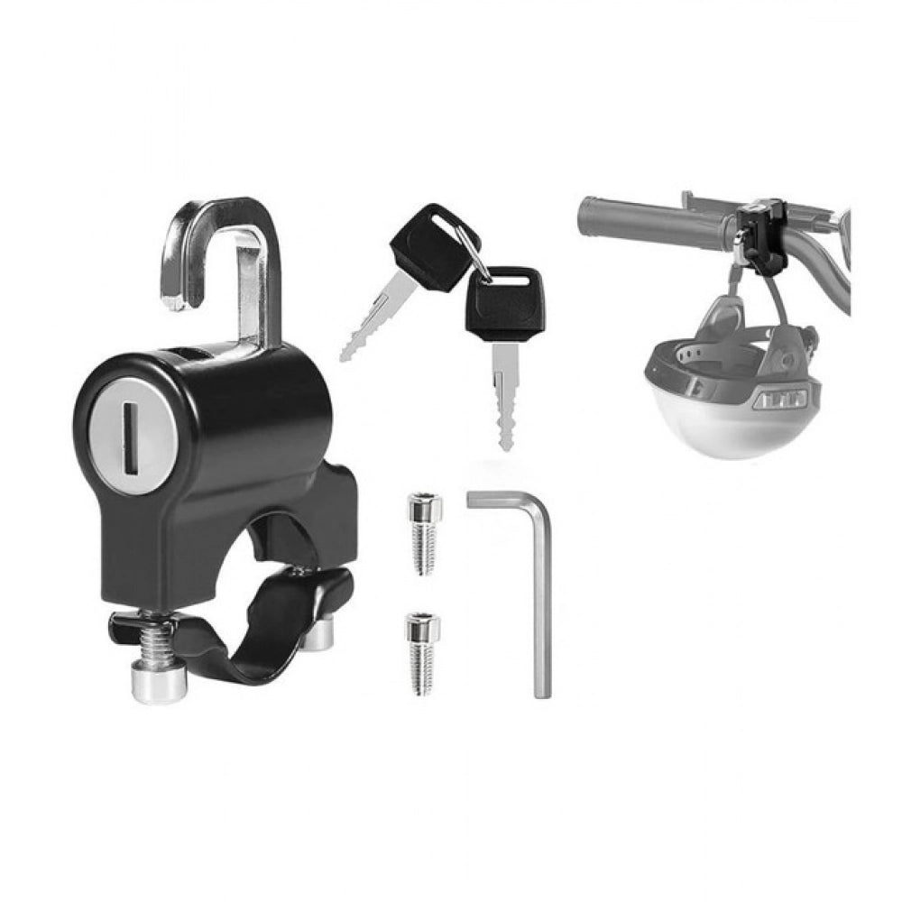 Generic Pack of 2 Motorcycle Helmet Lock (Black) Secondary image