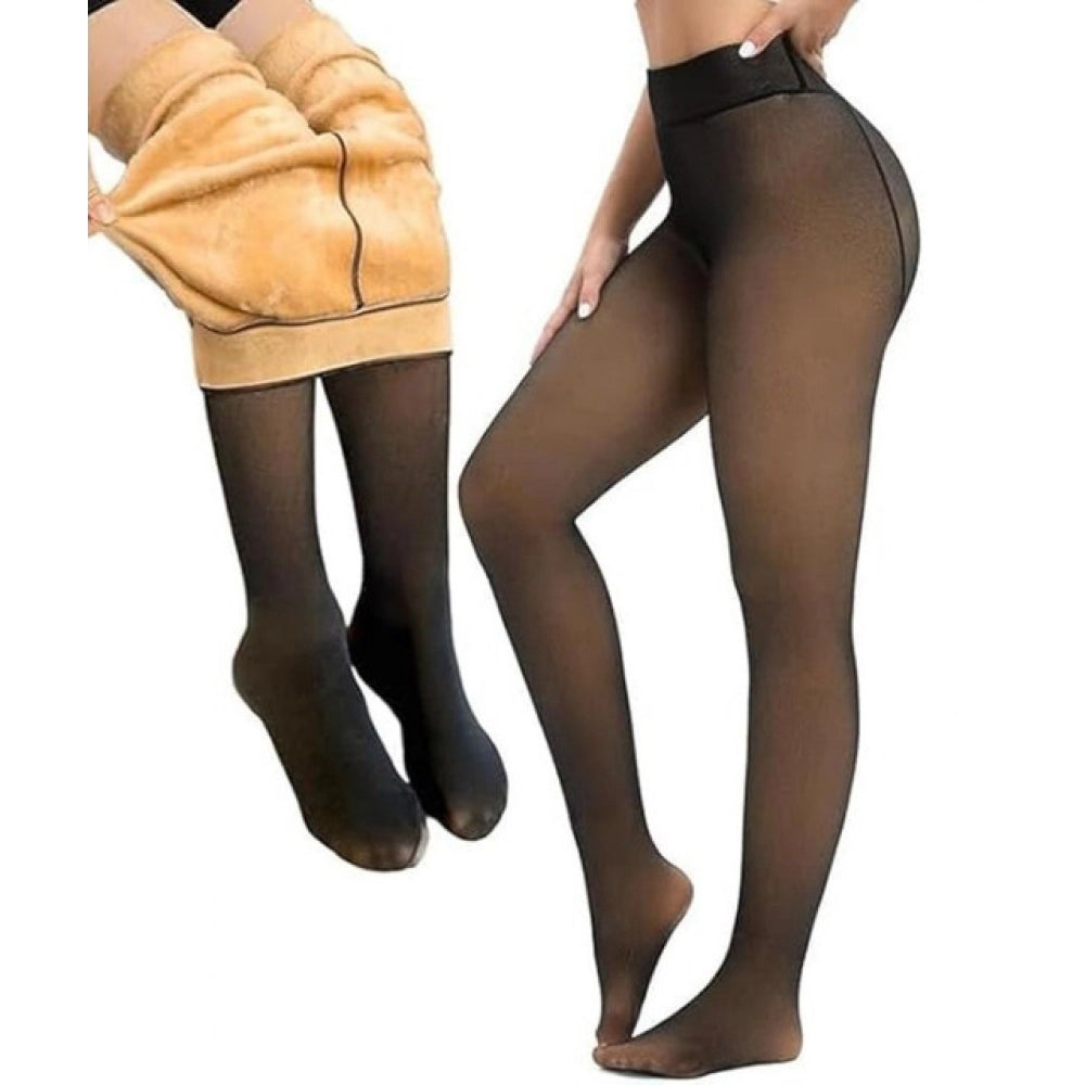 Generic Winter Warm Leggings (Black) Secondary image