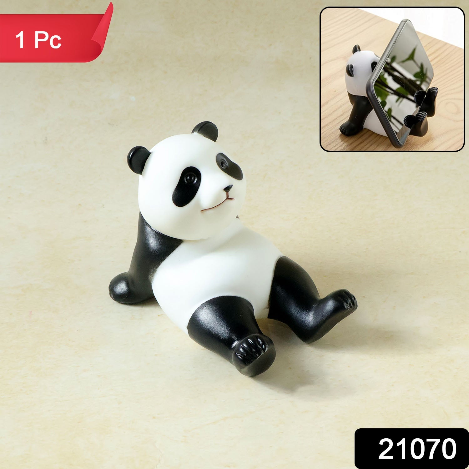 Panda Mobile Phone Stand Holder – Cute & Stable Desk Accessory Secondary image