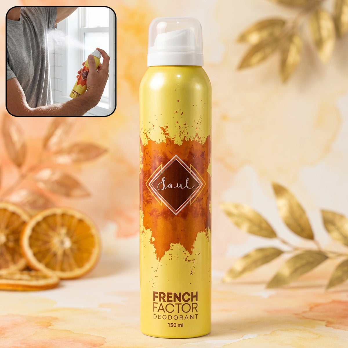 French Factor Soul Deodorant Body Spray 150 ML for daily freshness Main image