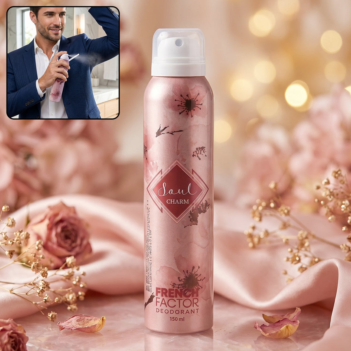 French Factor Soul Charm Deodorant spray for daily freshness Main image