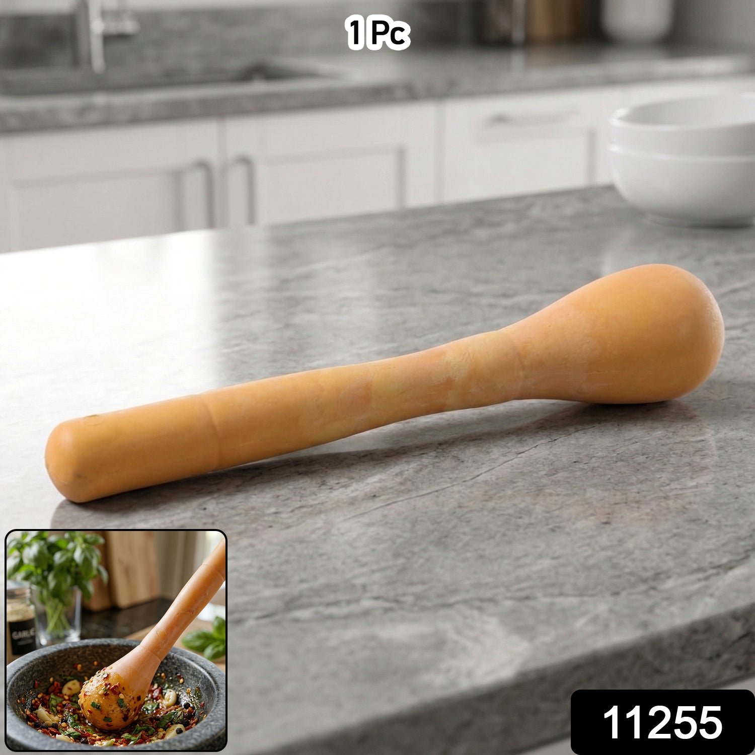Manual Masher Grinder Tool for Kitchen – Efficient & Traditional Secondary image