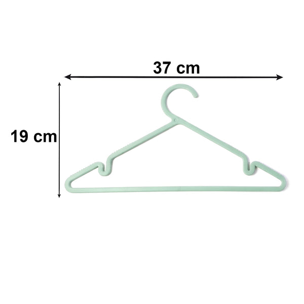 Hanger set for closet storage, supporting heavy clothes