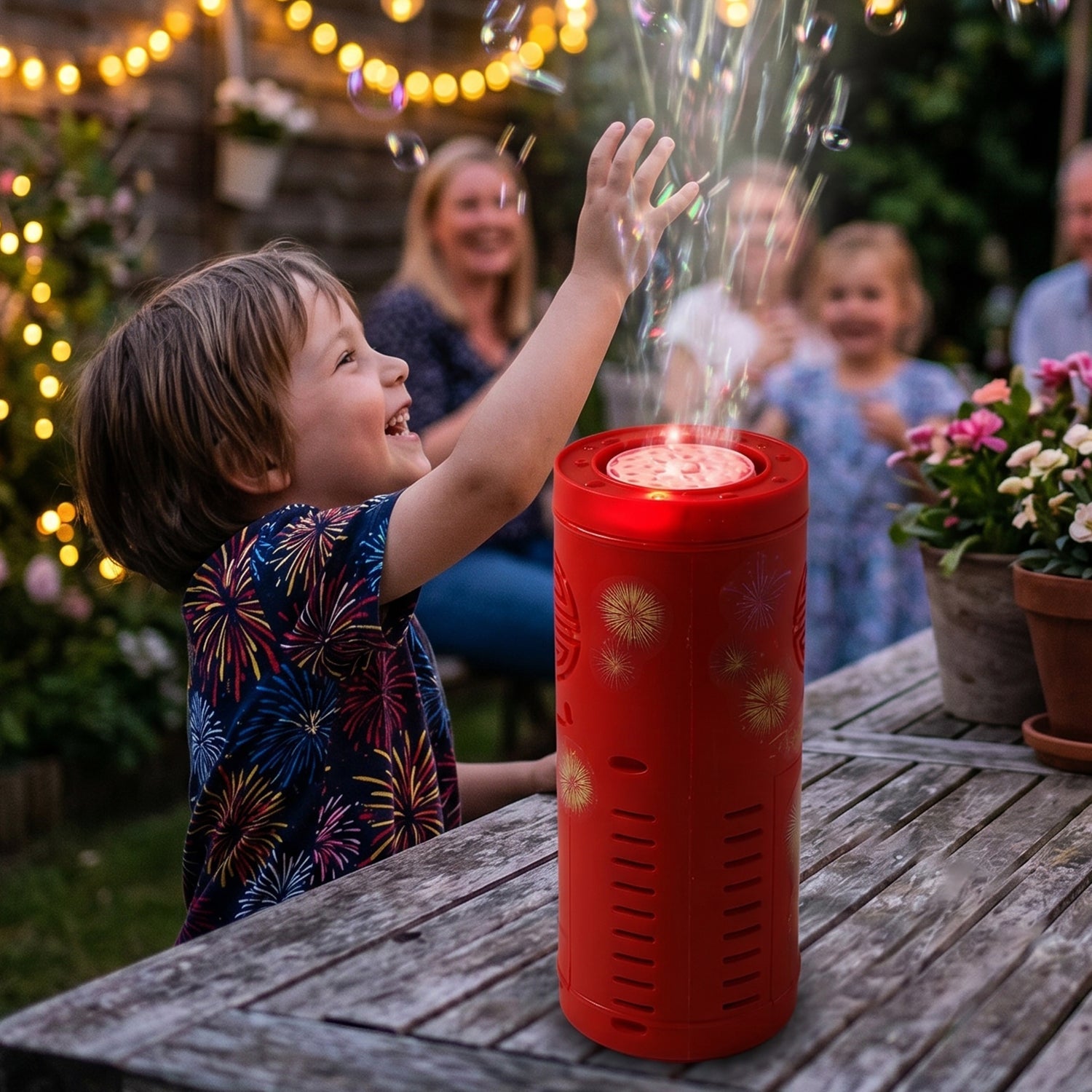 Bubble Machine Toy – Portable LED Bubble Blower for Kids Secondary image