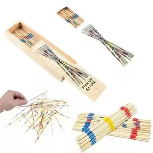 Wooden Mikado Pick Up Sticks Game