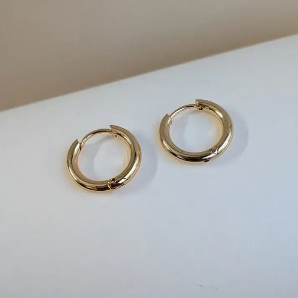 Golden Heart Trio Of Earrings For Girls & Women