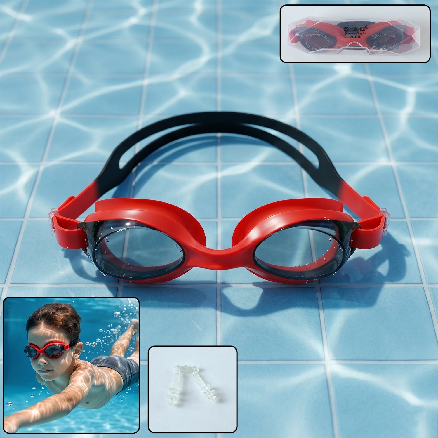 Anti-Fog Swimming Goggles – Comfortable, Leakproof Fit for All Secondary image
