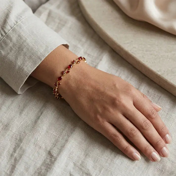AD Stone Tulip Bracelet for Women & Girls  Bracelets