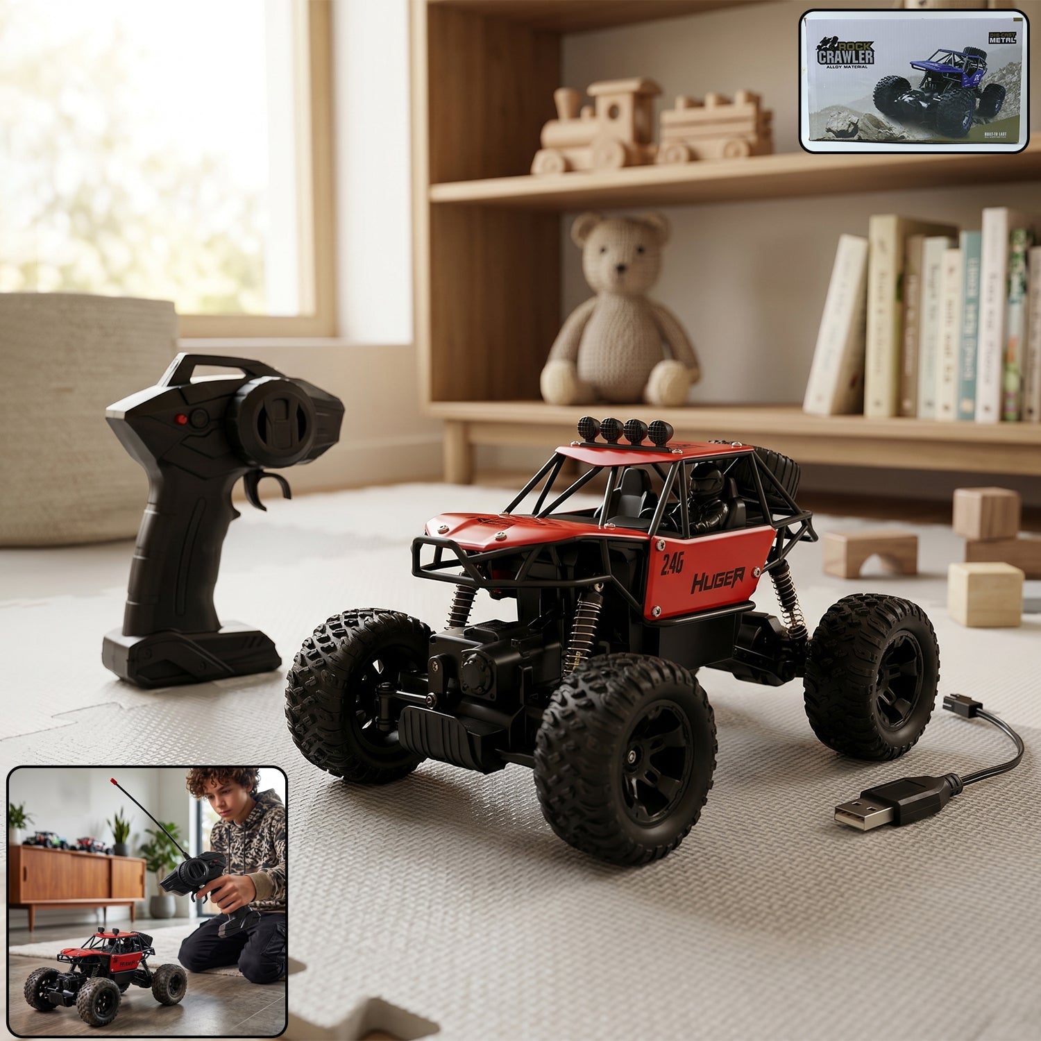 Rock Crawler RC Truck – All-Terrain Toy | Spark Tots Secondary image