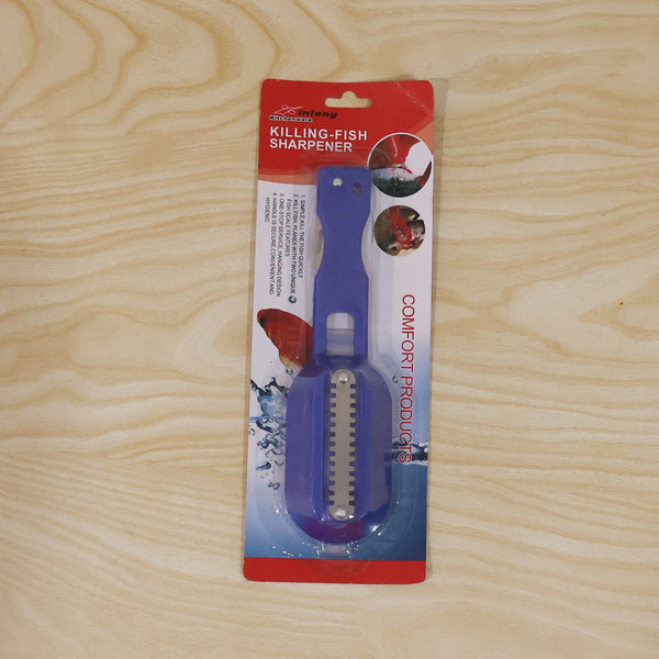 Fish cleaning scraper tool with lid for fresh fish descaling