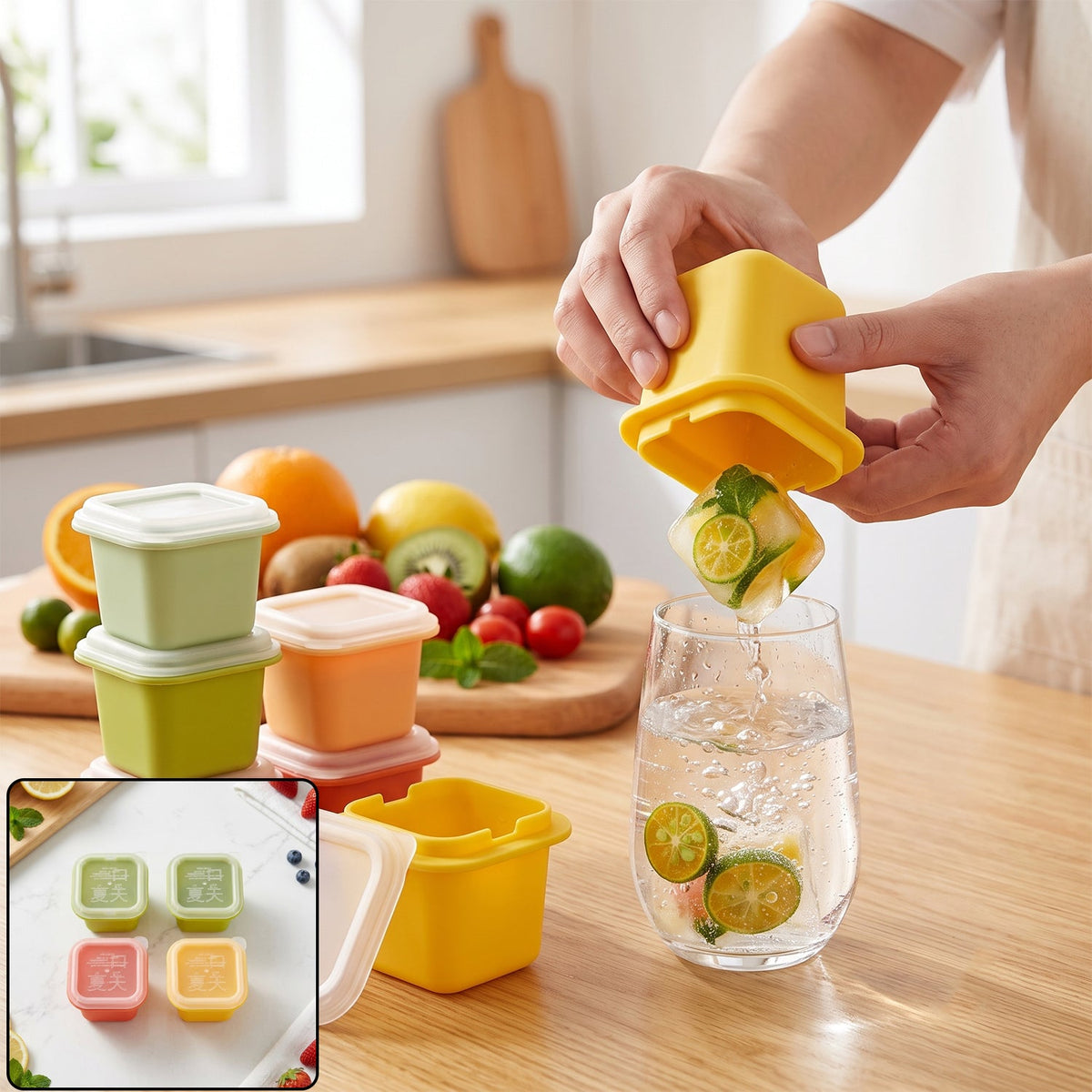 Silicone Freezer Containers Main image