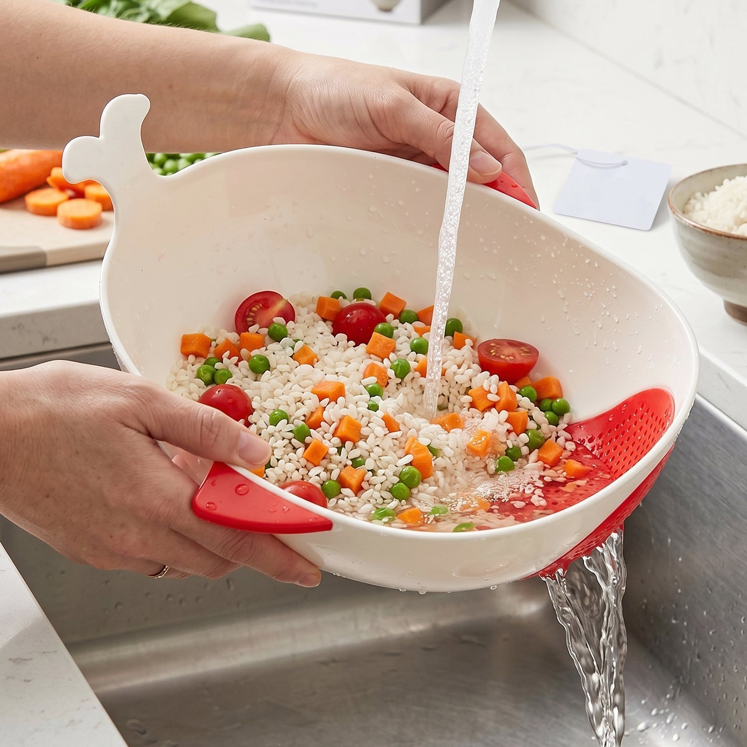 Fish-Shaped Rice Drainer – Multi-Use Kitchen Strainer | Vastate Secondary image