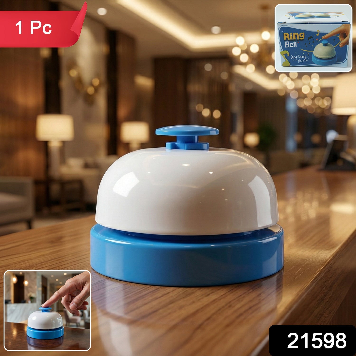 Desk Ring Bell – Loud Sound & Compact Design for Offices Secondary image