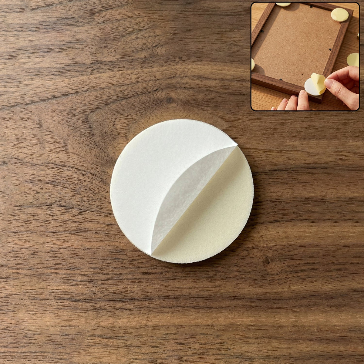 Round furniture protection pad for furniture legs Main image